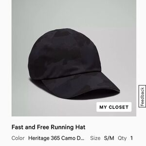 Lululemon Dark Black/Gray Cap